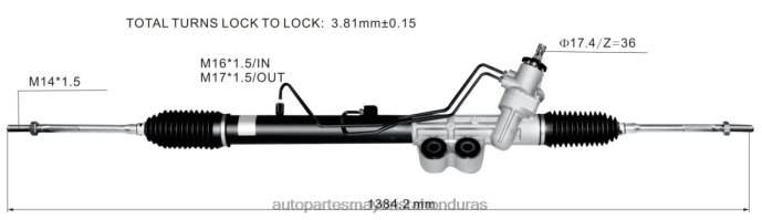 DH80J2608 - venta de repuestos para motos mayoristas - cremallera de dirección asistida 8-97946131-0 ISUZU