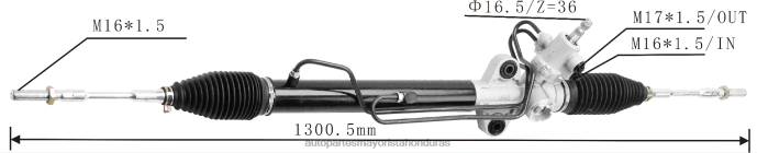 DH80J2542 - sensor de presión de neumáticos - cremallera de dirección asistida mr333502 4410a409 MITSUBISHI