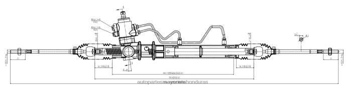 DH80J2551 - mayoristas de repuestos de auto - cremallera de dirección asistida mb911897 MITSUBISHI