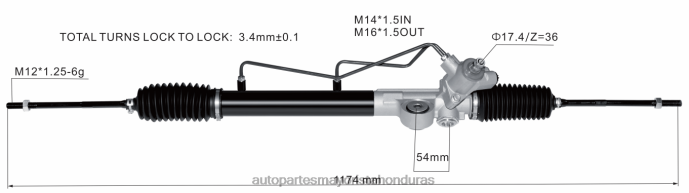 DH80J2595 - repuestos de motos al por mayor - cremallera de dirección asistida 49001-wd001 NISSAN