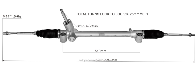 DH80J2617 - repuestos de motos honda Honduras - cremallera de dirección asistida jq201-005901 SUZUKI