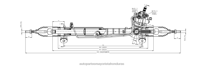 DH80J2522 - sensor de presión de neumáticos - cremallera de dirección asistida 44200-50180 TOYOTA