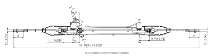 DH80J2673 - inyector de combustible precio - cremallera de dirección asistida al8z-3504-brm zzdm-32-110r-0a FORD